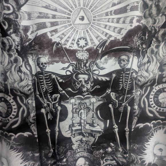 BlackMilk XXL Til Death Do Us Part Evil Tee Dress - Picture 6 of 7